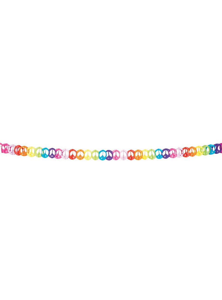 Guirlande multicolore symbole de paix