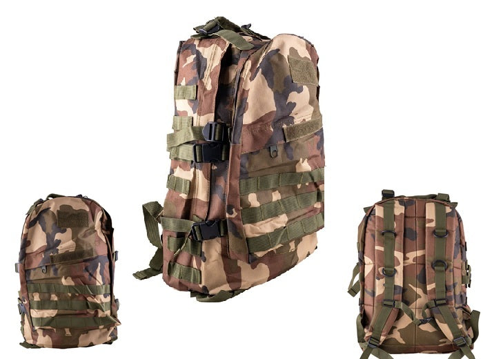 sac dos camouflage militaire 60x39cm