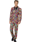 Costume léopard de couleur 
