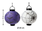 1x lampion lumineux led halloween mix 20cm