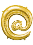 Ballon arrobase doré (86 cm)