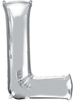 Ballon lettre L argenté (86 cm)