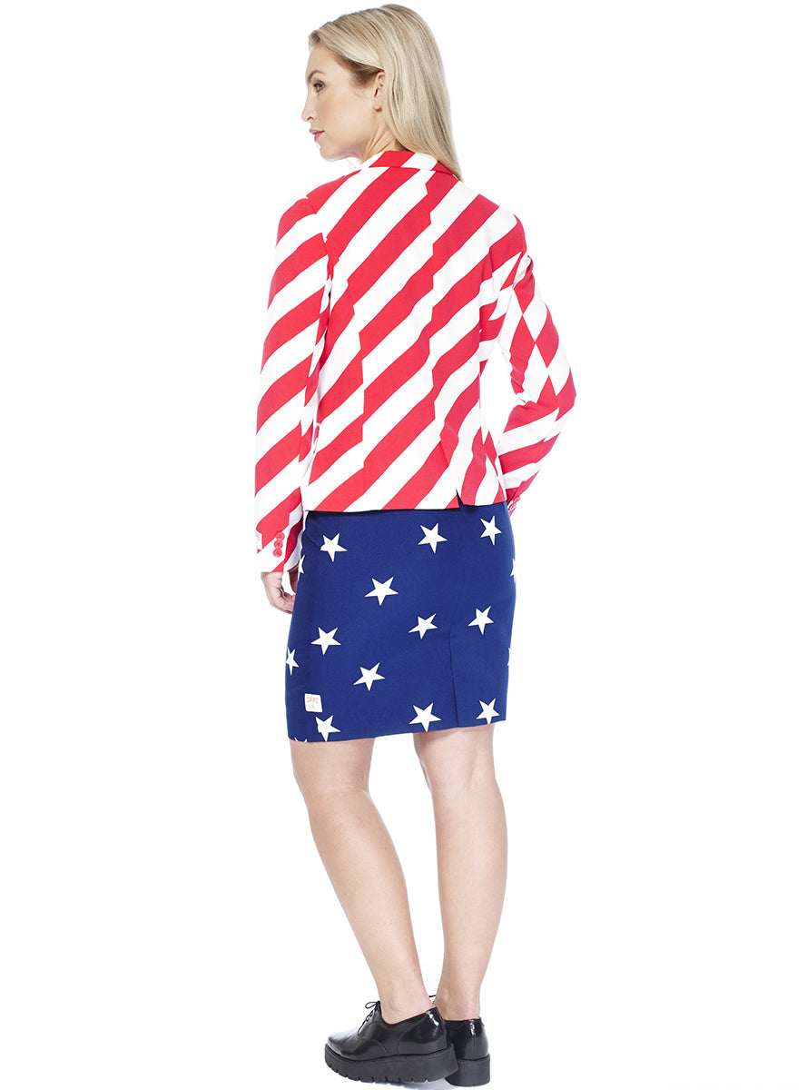 Costume Drapeau USA femme - Opposuits