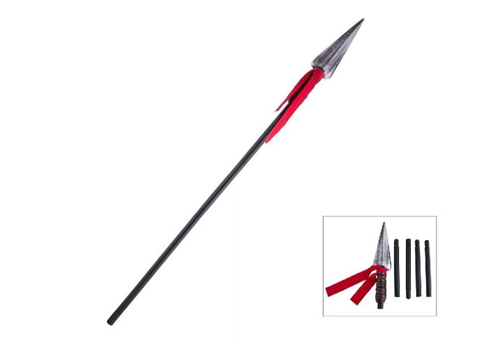lance avec ruban rouge 1.5m