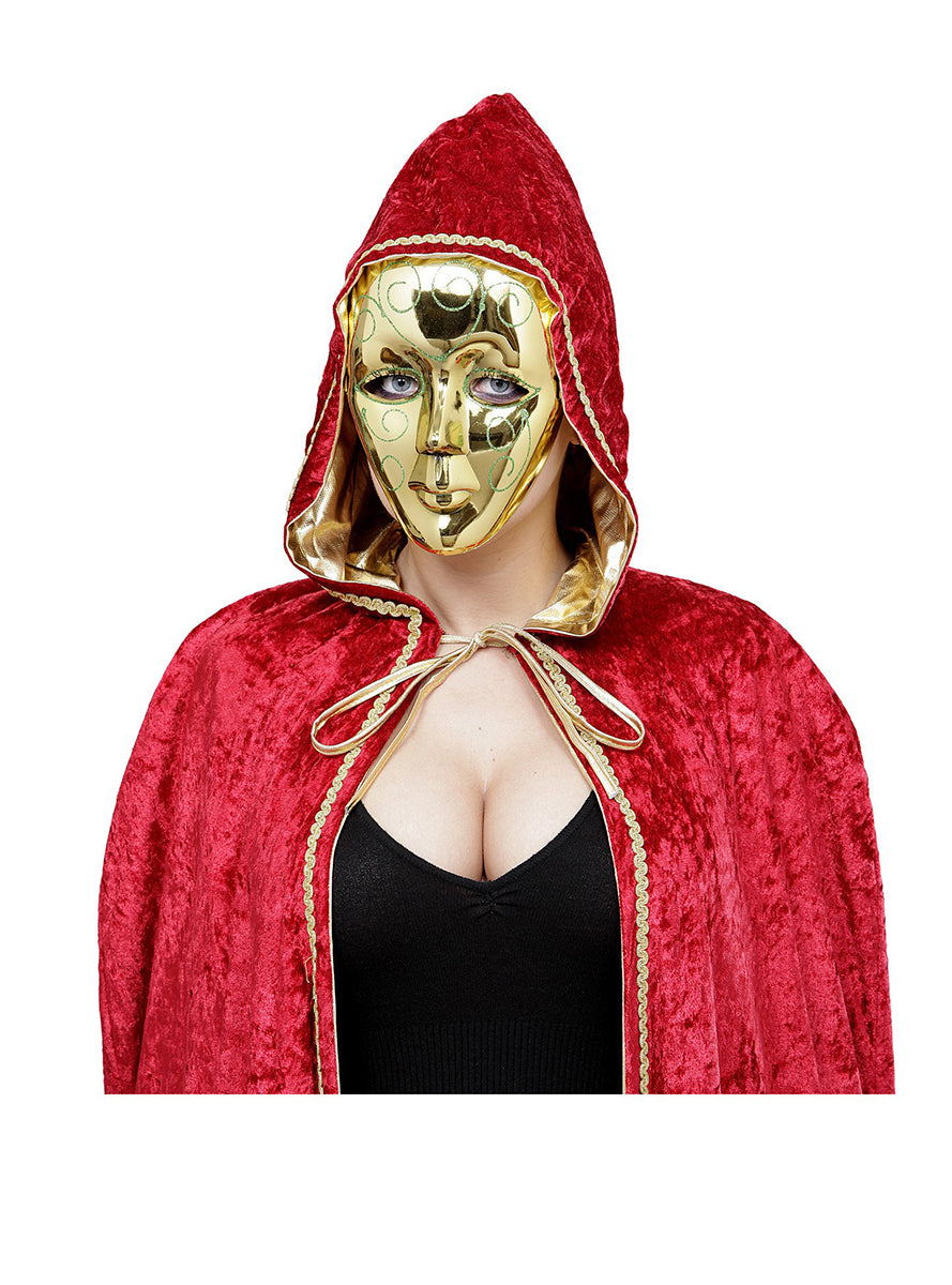 Masque doré giter vert