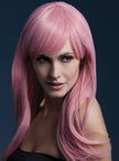 Perruque Sienna rose fluo