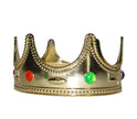 couronne de roi avec incrustations pierres or