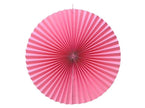 décoration éventail rose 80cm