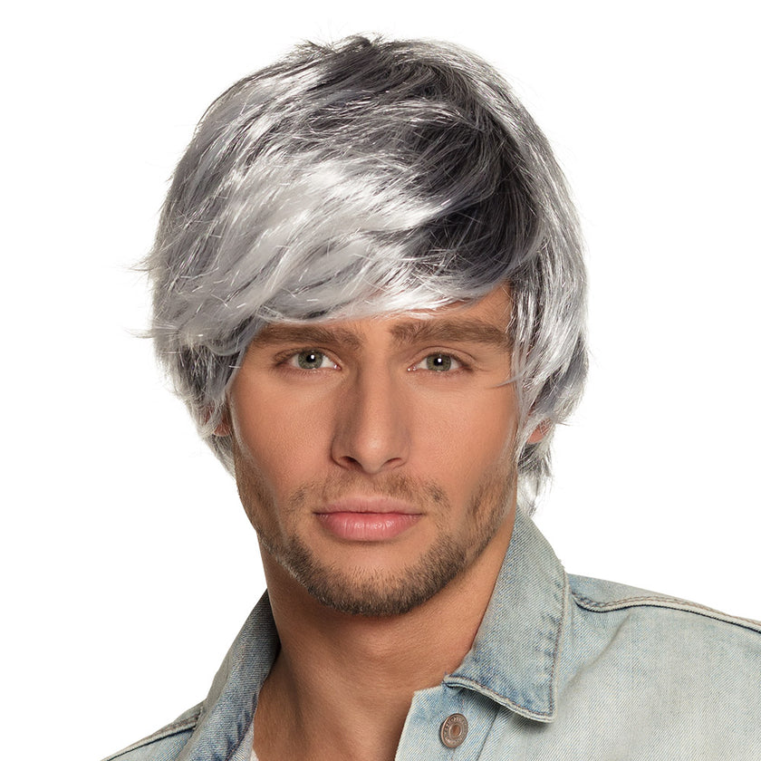 Perruque Tyler bicolore homme