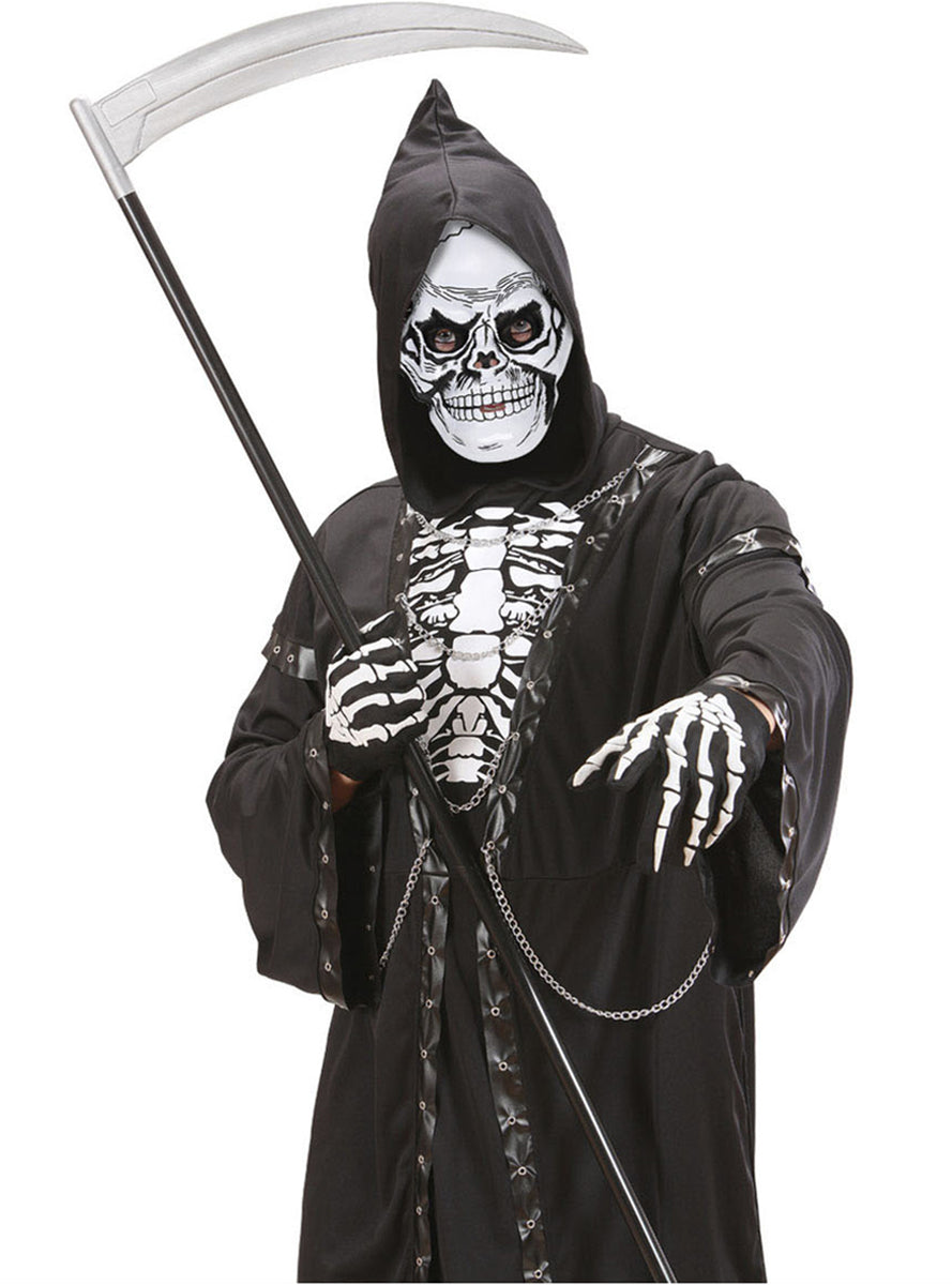 Masque tête de mort plastique homme