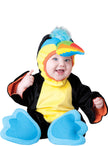 Déguisement perroquet coloré bébé
