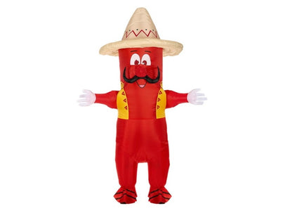 déguisement gonflable de piment mexicain