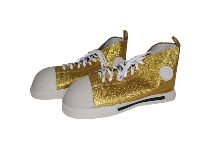 paire de chaussures géantes or 36cm