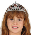 Couronne princesse argentée fille