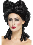 Perruque baroque brune femme
