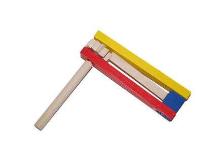 crécelle en bois