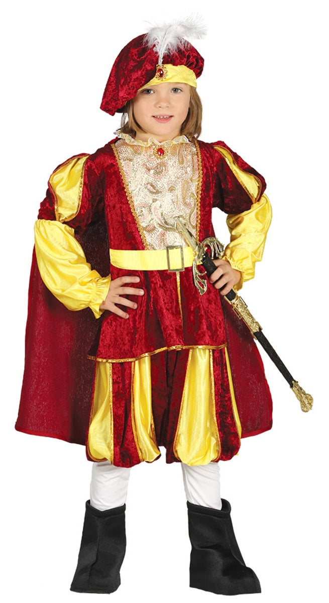 Déguisement prince baroque et élégant enfant
