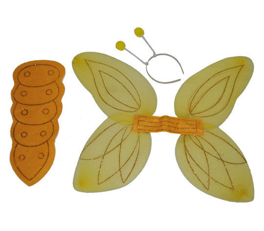 set ailes antennes et queue d'abeille 3pcs pour enfant