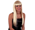 perruque cheveux longs pretty pony blond platine