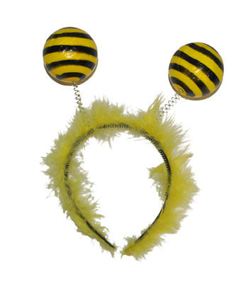 serre-tête d''abeille jaune et noir