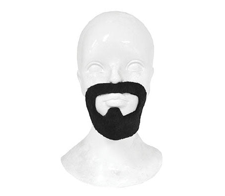 fausse moustache avec barbe cosaque noir