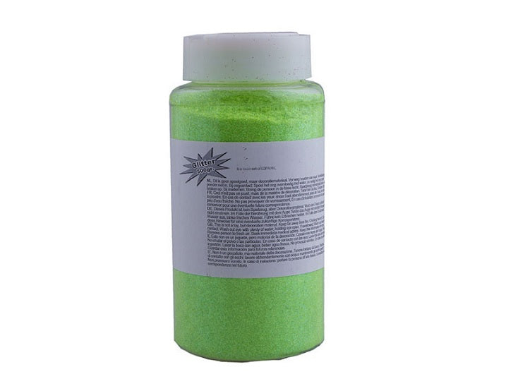 pot de paillettes vert néon fluo 500gr