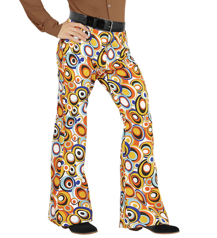 Pantalon rétro bulles 70's homme