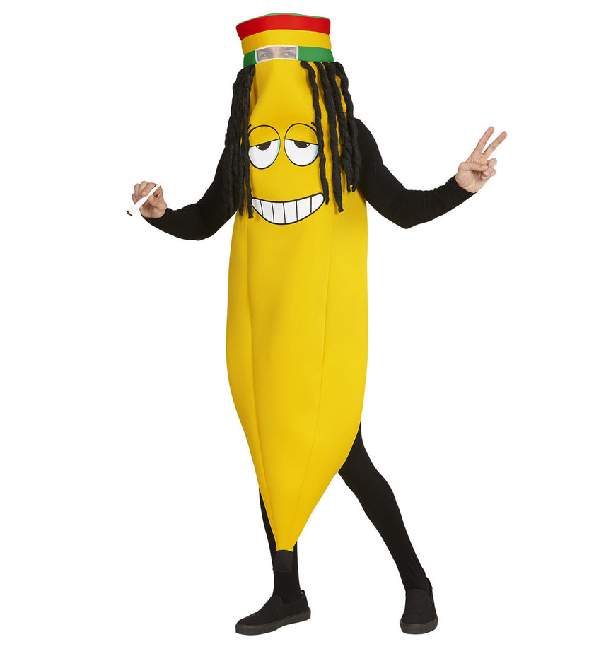 Déguisement banane rasta adulte
