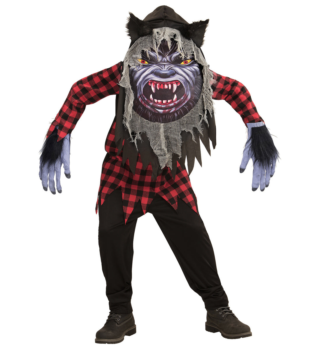 Déguisement loup-garou géant terrifiante enfant