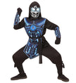 Déguisement cyber ninja bleu enfant