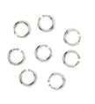 8 piercings Clip On