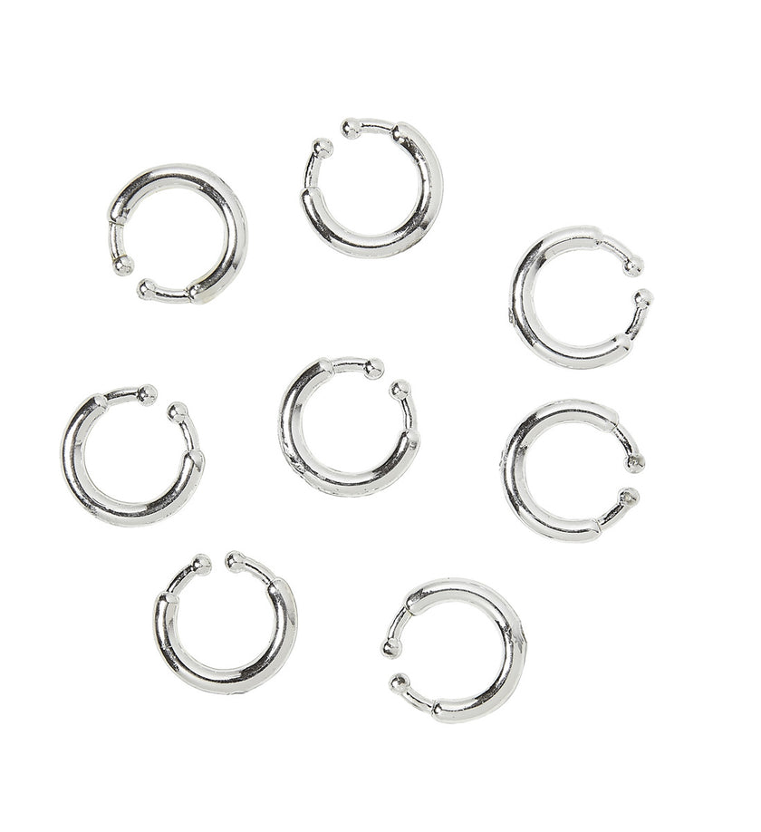 8 piercings Clip On