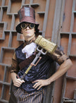 Chapeau Steampunk avec lunettes adulte