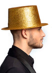 Chapeau doré brillant