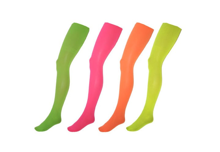 collant pour femme panty fluo néon jaune