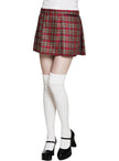 Jupe écossaise rouge femme