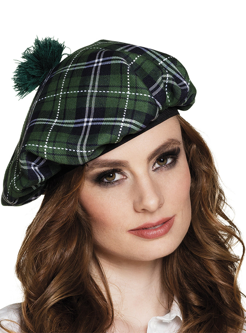 Béret écossais vert
