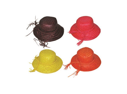 chapeau de paille pour femme orange