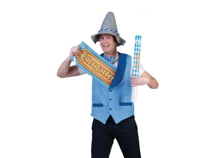 veste & noeud papillon fête de la bière bleu