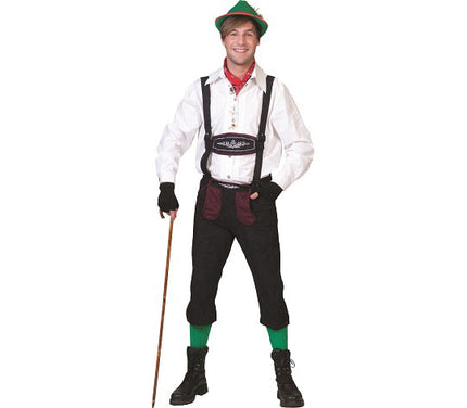 chemise alpine avec broderies