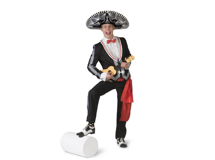 déguisement mariachi mexicain noir 3pcs homme