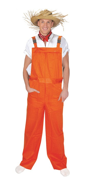 salopette orange fluo adulte