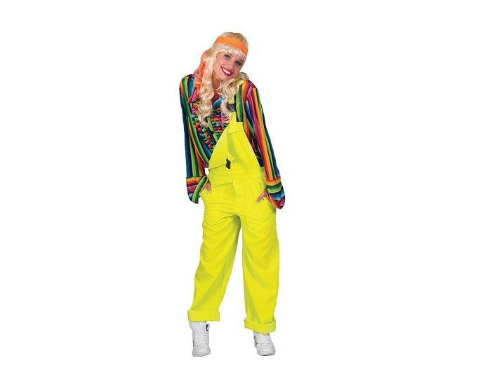 salopette jaune fluo adulte