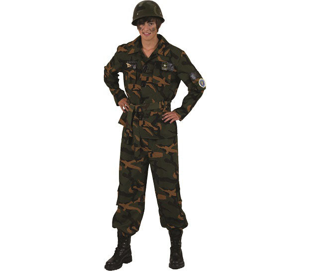 déguisement treillis militaire adulte