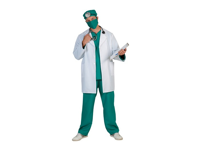 blouse de médecin docteur chirurgien blanche homme