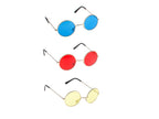 lunettes baba cool rondes bleu adulte