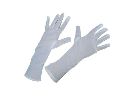 paire de gants long blanc 48cm