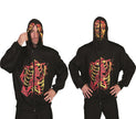 sweat avec cagoule squelette organes homme