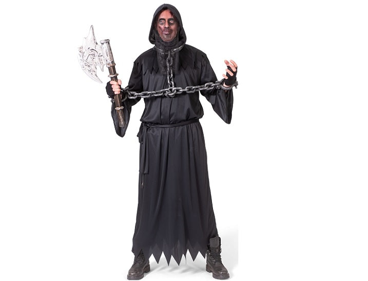 déguisement de vampire revenant noir 2pcs adulte taille unique