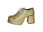 paire de chaussures à talon & paillettes or pointure 44-45